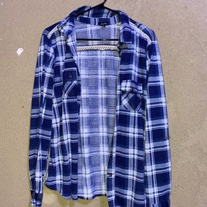 navy blue flannel